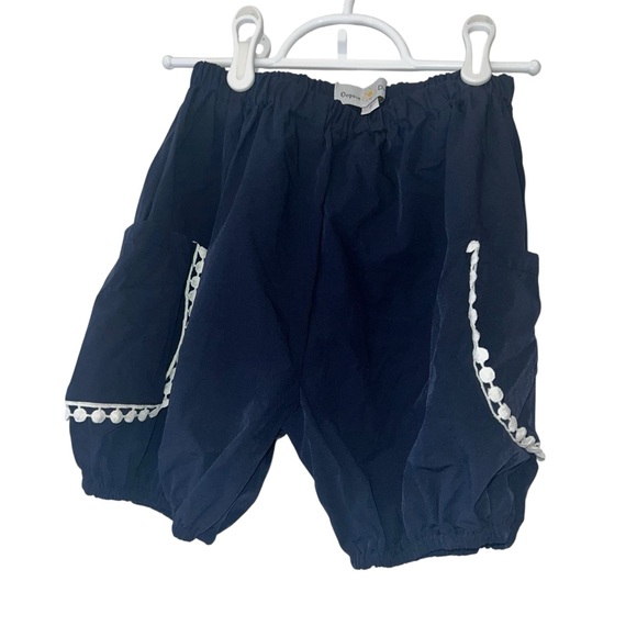 Oopsie Navy Blue Kids short set outfit with White Accents sz 8 NWT - Picture 3 of 4